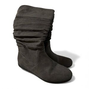 Women's Slouchy Gray Boots